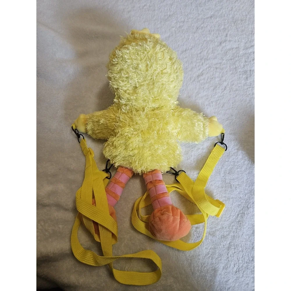 Sesame Street Big Bird Backpack Miniso 2019 Plush Yellow Rare Bag